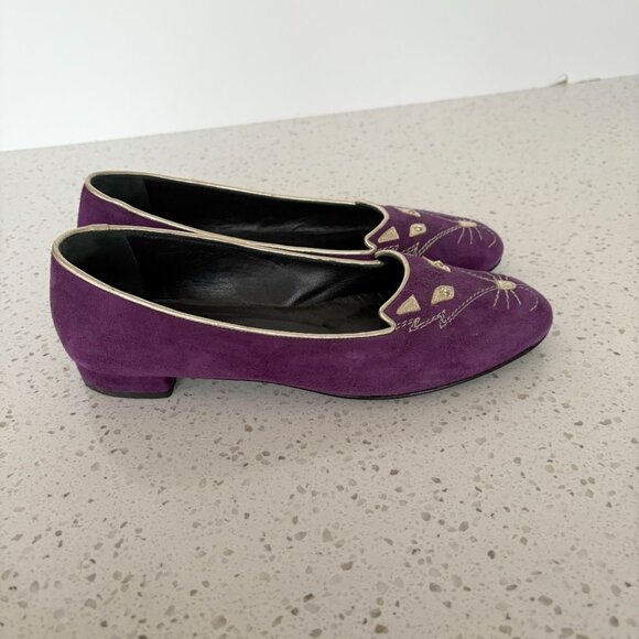 Browns Couture - Purple suede cat shoes - Picture 8 of 12